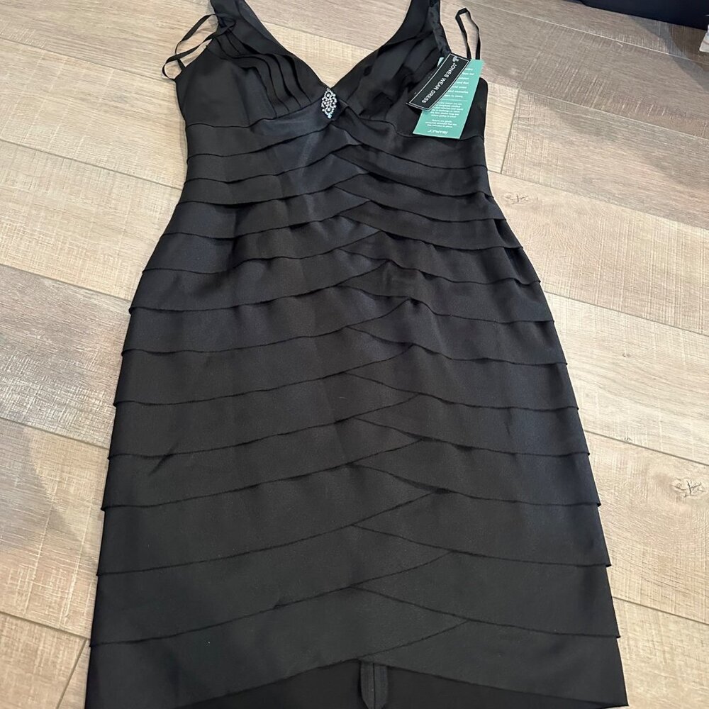 JONES WEAR WOMENS DRESS SIZE 10 BLACK NEW COCKTAIL PARTY - Picture 1 of 10